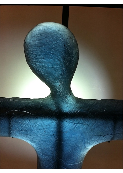 “Blue Crucifix” (detail) B